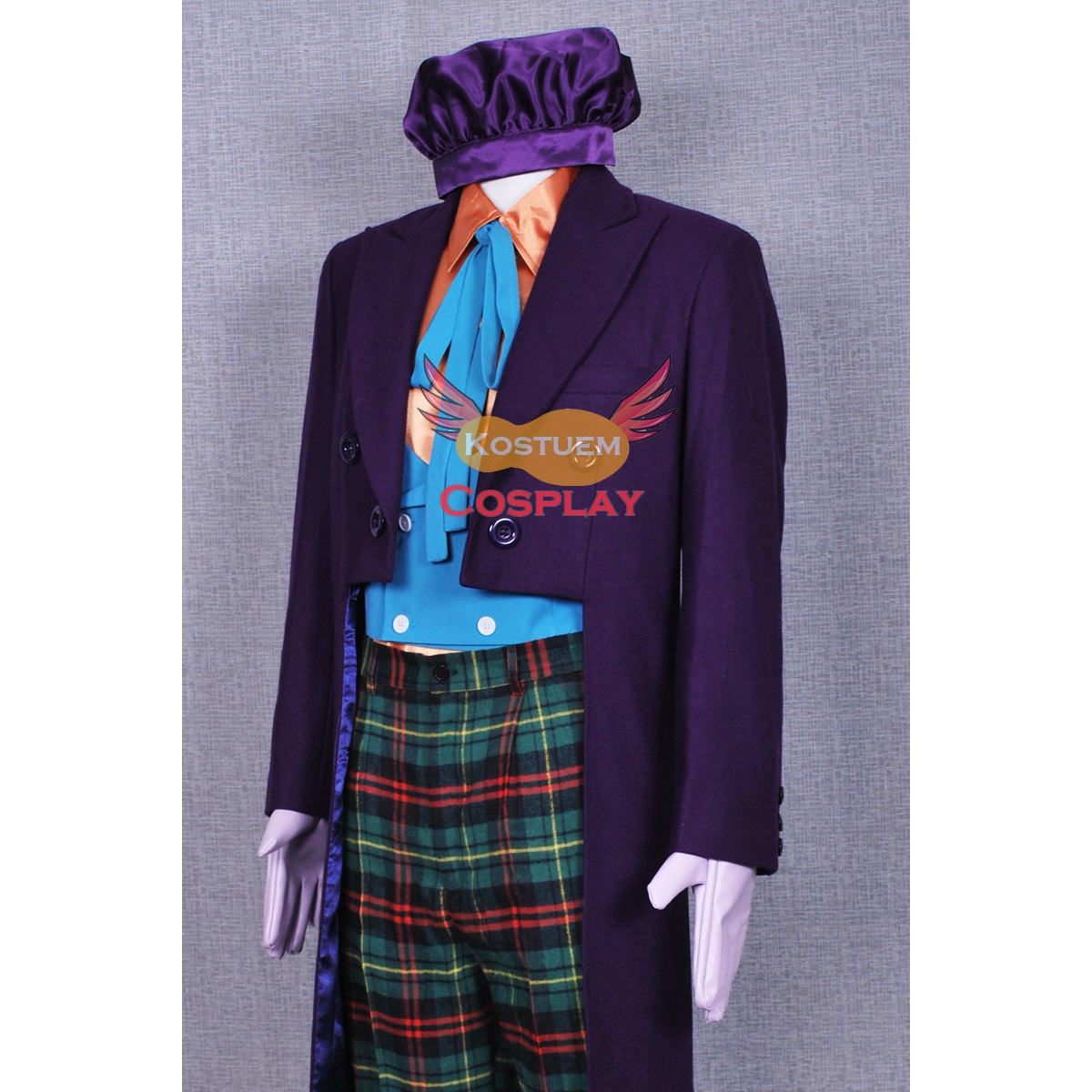 Batman Joker Heath Ledger Klassisch Lila Anzug